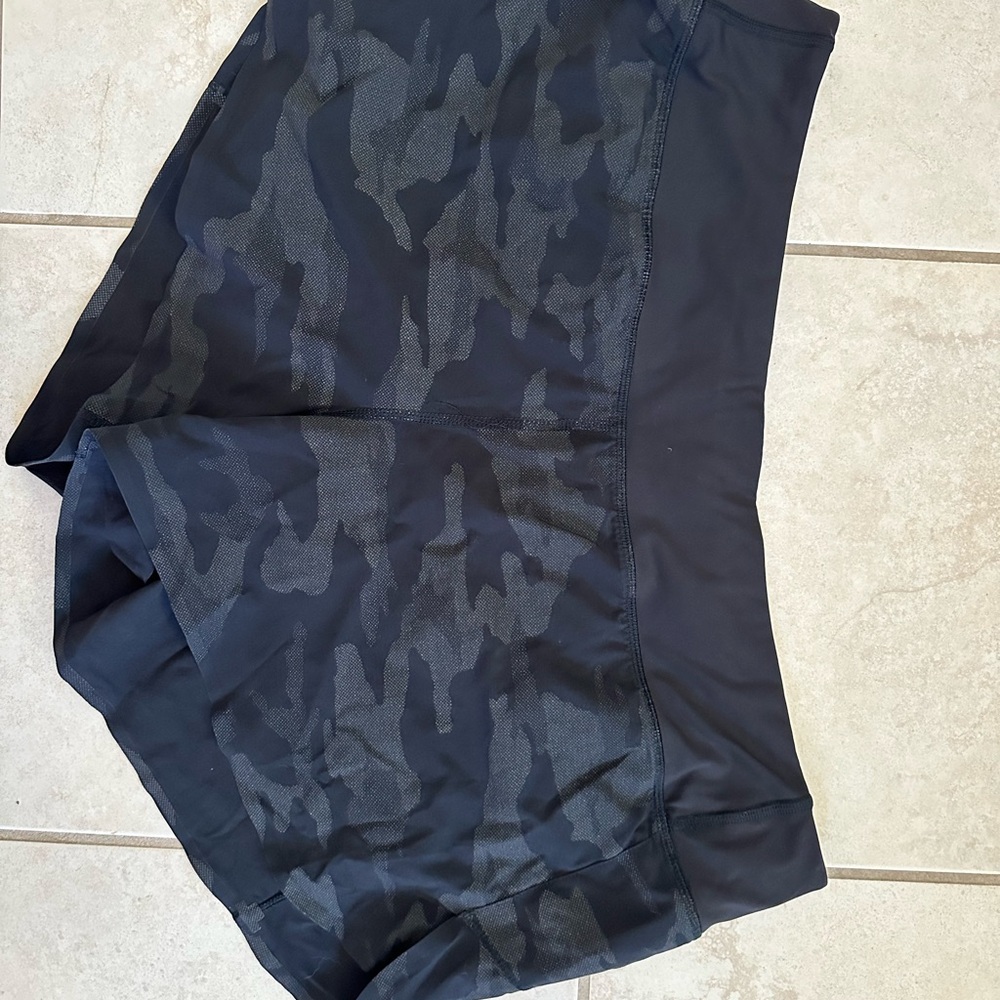Athleta Black Athletic Shorts with Elastic Waistband